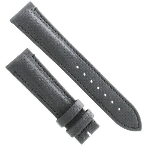 Cinturino Water Resistant Vitello Nero Opaco Microfori 20/18 mm B50N classico