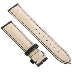 Longines Cinturino L682100480 Pelle Liscia Opaca Nero 18-16 mm Heritage 2