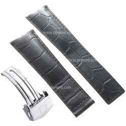 Tag Heuer Monaco black alligator Strap 18 mm FC6177 22/FDA