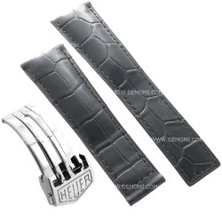 Tag Heuer Cinturino Monaco FC6177 FDA2 Alligatore Nero 22/18 mm