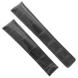 Tag Heuer Cinturino Monza Alligatore Nero Non Originale 20/16 mm 2