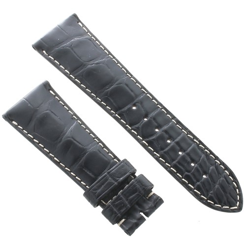 Longines Cinturino Alligatore L682120260 Nero Opaco 25/20 mm