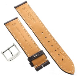 Longines Cinturino Alligatore L682119977 FA Marrone Opaco 19/18 mm 2