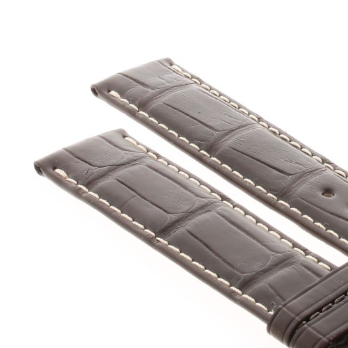 Longines Cinturino Alligatore L682119977 FA Marrone Opaco 19/18 mm