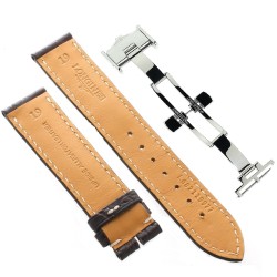 Longines Cinturino Alligatore L682119977 FDA Marrone Opaco 19-18 mm 2