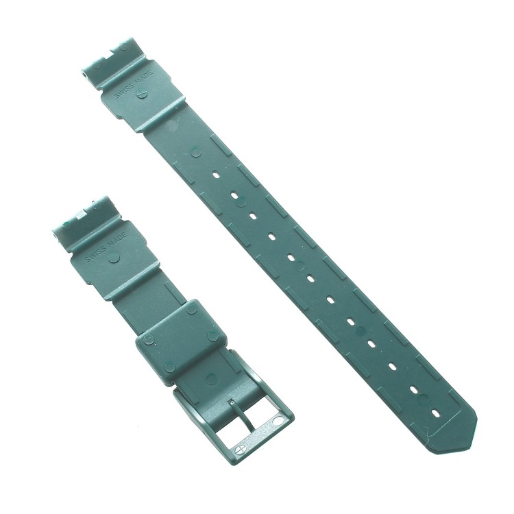 Tag Heuer Cinturino Formula 1 prima edizione 1985 in plastica Verde BS0087 Liscio