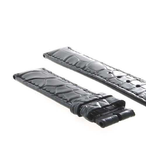 Longines Cinturino Alligatore L682109463 FR Nero Opaco 18/16 mm