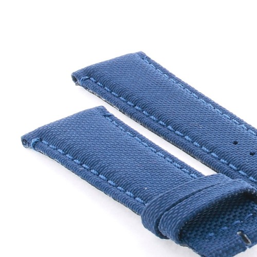 Cinturino Water Resistant Tessuto/Lorica Blu 20/16 mm B45BL classico