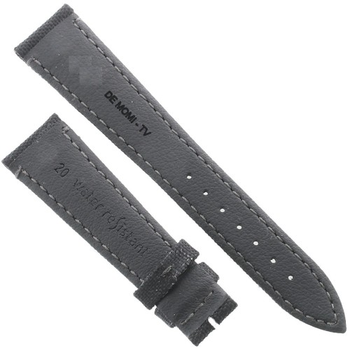 Cinturino Water Resistant Tessuto/Lorica Nero 22/18 mm B45N classico