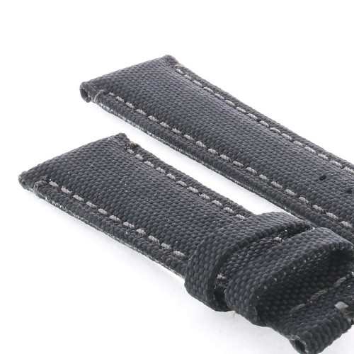 Cinturino Water Resistant Tessuto/Lorica Nero 20/16 mm B45N classico