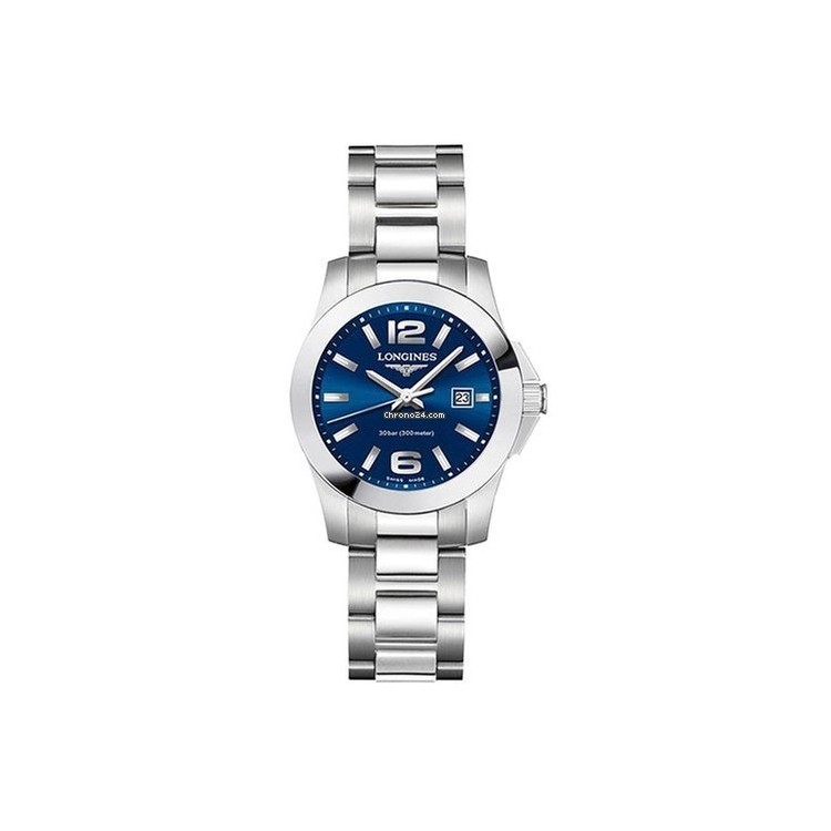 LONGINES CONQUEST L3.376.4.96.6 измерение 29,5 мм Синий Кварц