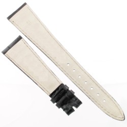 Cinturino Alligatore Nero Lucido 20/14 B30B forma classica 2