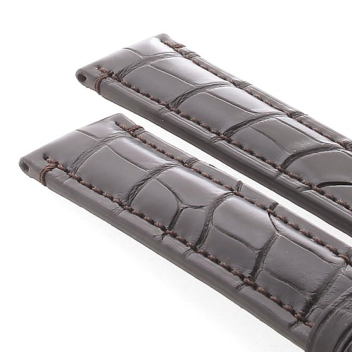 Zenith Cinturino 27.00.2118.498 Alligatore Marrone opaco 21/18 mm