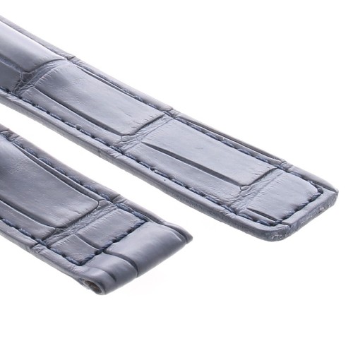 Tag Heuer Cinturino Monaco Alligatore Blu Non Originale 22/18 mm