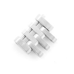 Longines maglia acciaio per Elegant misura 11 x 6 x 3 mm L4.309.4.xx.x 2