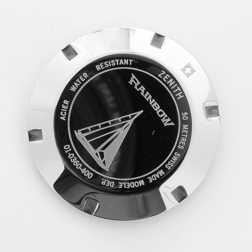 Zenith Fondello a vite per ref 01.0360.400 cronografo Rainbow Acciaio