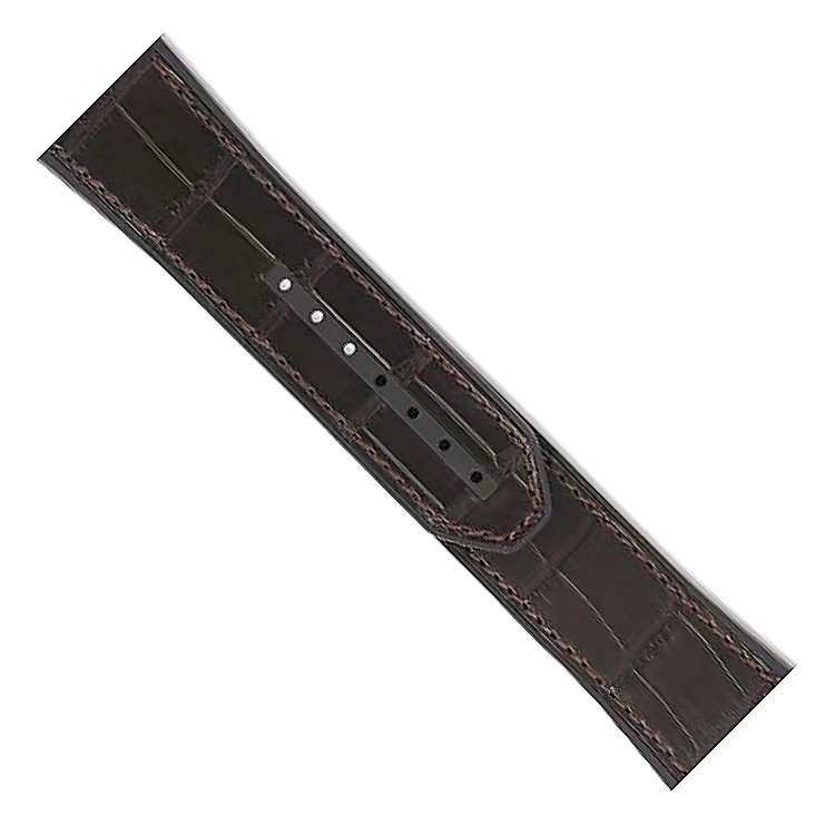 Zenith Cinturino 27.00.2322.585 Alligatore Marrone Brown opaco interno caucciù 23/22 mm