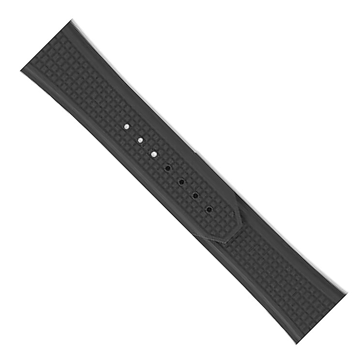 Zenith Cinturino 27.00.2322.782 Caucciù Nero 23/22 mm