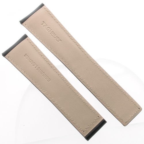 Tag Heuer Cinturino Monaco Pelle FC6171 Nera 22/18 mm Monaco Targa Florio