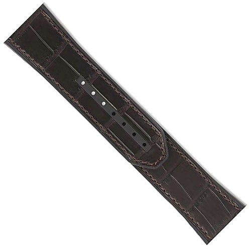 Zenith Cinturino 27.00.2322.585 Alligatore Marrone Brown opaco interno caucciù 23/22 mm