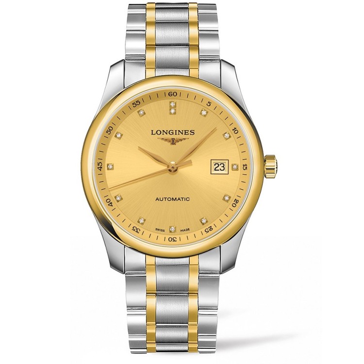 LONGINES MASTER COLLECTION L2.793.5.37.7 Автоматический 40 мм, акк желтое золото диам Шампанского