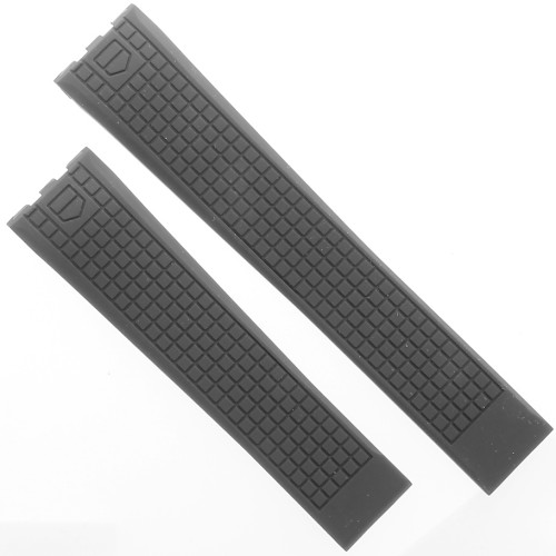 Tag Heuer Cinturino Caucciù FT6041 Nero misure 22/18 mm per Carrera