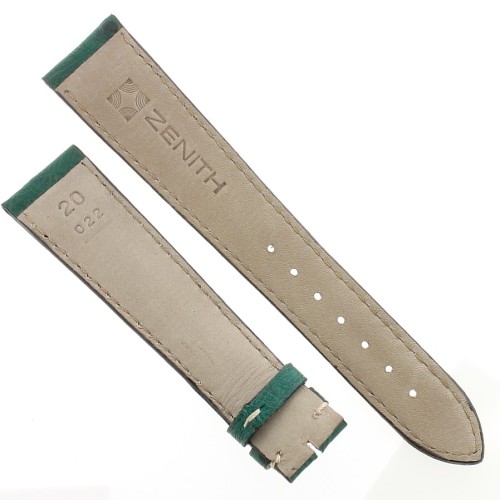 Zenith Cinturino Struzzo Verde  20/16 mm per Rainbow El Primero 27.00.2016.022