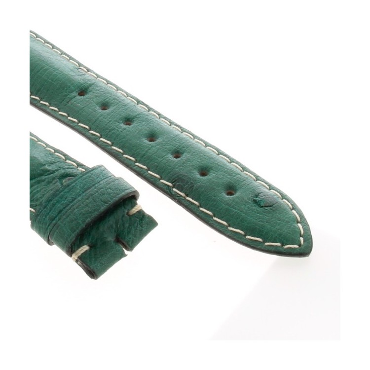 Zenith Cinturino Struzzo Verde  20/16 mm