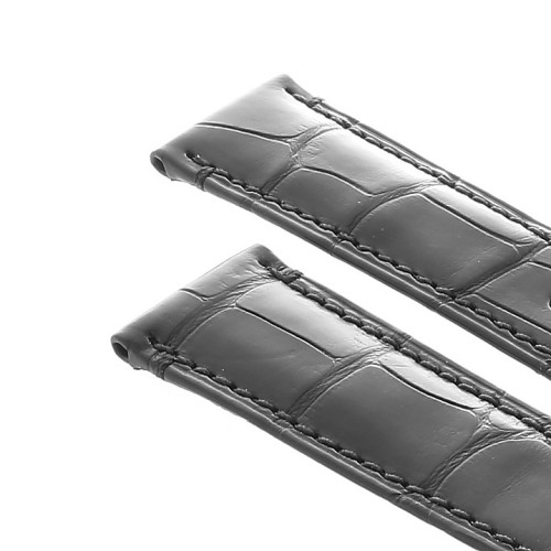 Zenith Cinturino 27.00.2118.496 FDA Alligatore Nero opaco 21/18 mm compresa chiusura déployante
