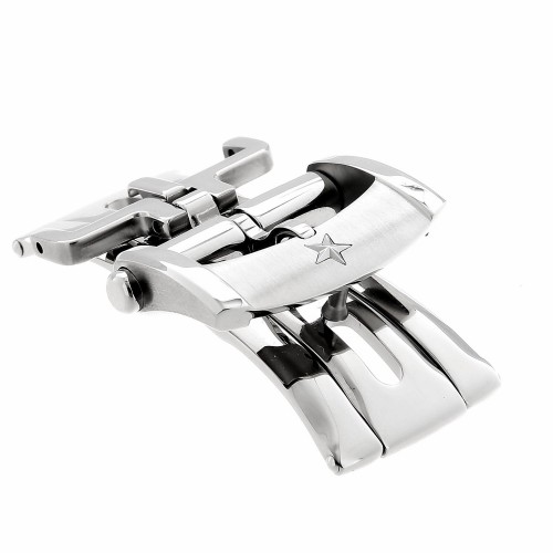 Zenith Cinturino 27.00.2118.496 FDA Alligatore Nero opaco 21/18 mm compresa chiusura déployante