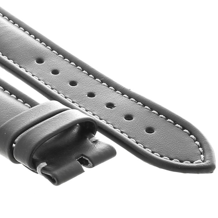 Zenith Cinturino 27.00.2218.774  Pelle nera con interno in Caucciù   22/18 mm per Cairelli