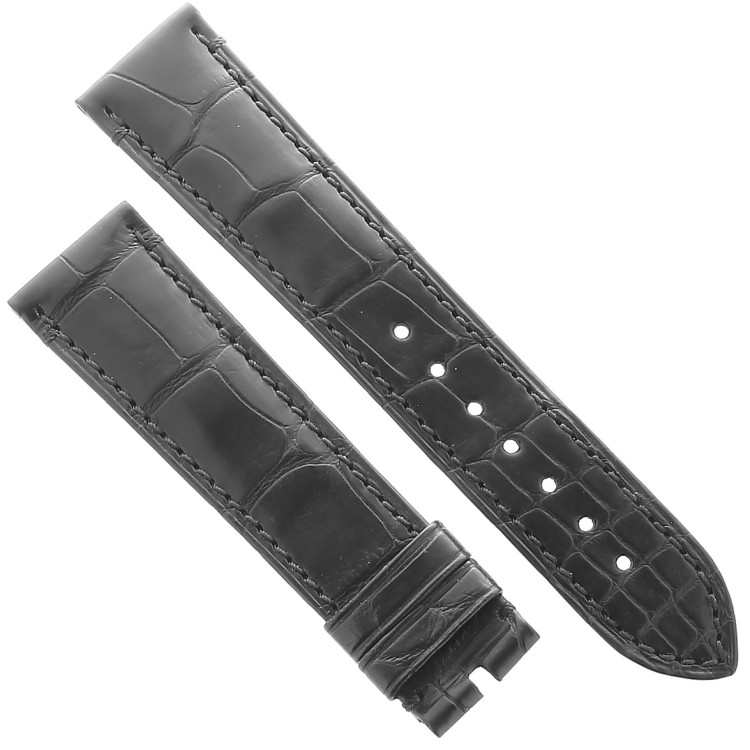 Zenith Cinturino 27.00.2118.496 Alligatore Nero opaco 21/18 mm