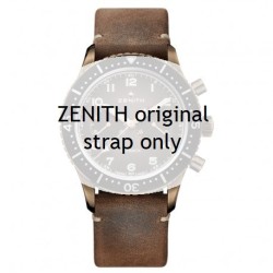 Zenith Cinturino 27.00.2218.801  Pelle nubuck oily con interno in Caucciù 22/18 mm per Cairelli 2