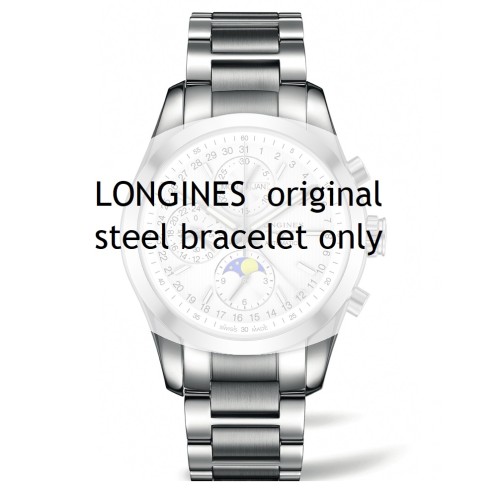 Longines bracciale in acciaio L600143113  misura 21 per Conquest Classic