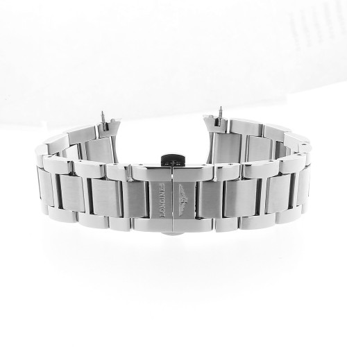 Longines bracciale L600143113 in acciaio per cronografo Conquest Classic 21 mm