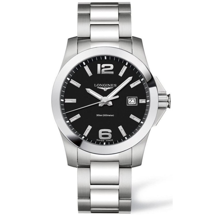 LONGINES CONQUEST L3.759.4.58.6 измерения 41 мм Кварцевые