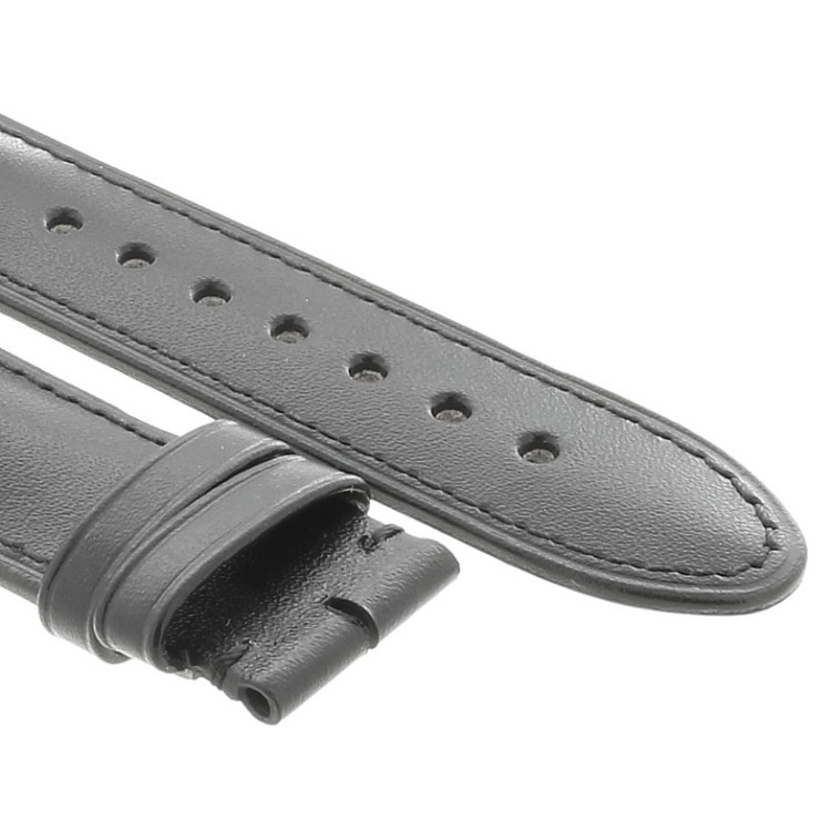 Montblanc Cinturino Pelle Nera Liscia 36510 per STAR Orologio misure 21/18 mm