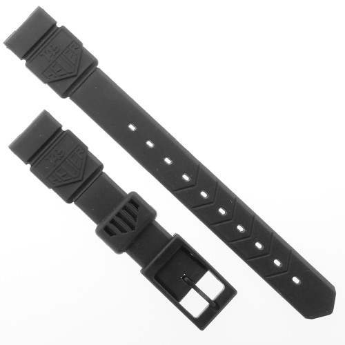 Tag Heuer Cinturino Formula 1 prima edizione 1985 (Ladies) in plastica Nero - black plastic strap  BS0481
