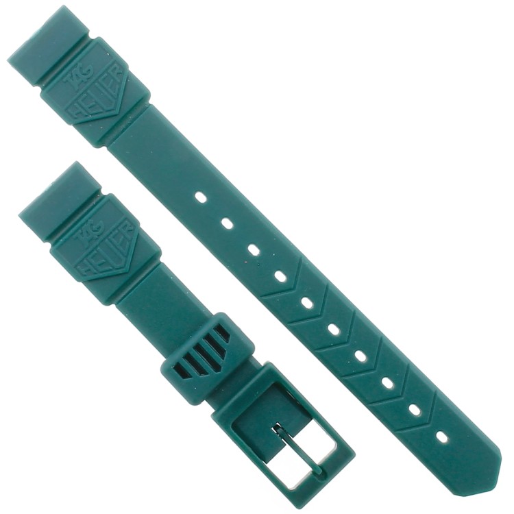Tag Heuer Cinturino Formula 1 prima edizione 1985 (Ladies) in plastica Verde - green plastic strap  BS0487