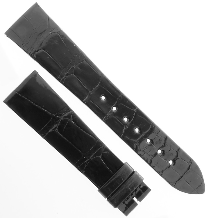 Longines Cinturino Alligatore L682110119 Nero lucido 20/18 mm La Grande Classique