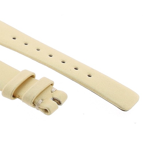 OMEGA Cinturino O98000027 finitura raso giallo per Constellation Quadra Quartz 1631.77.60 e simili.