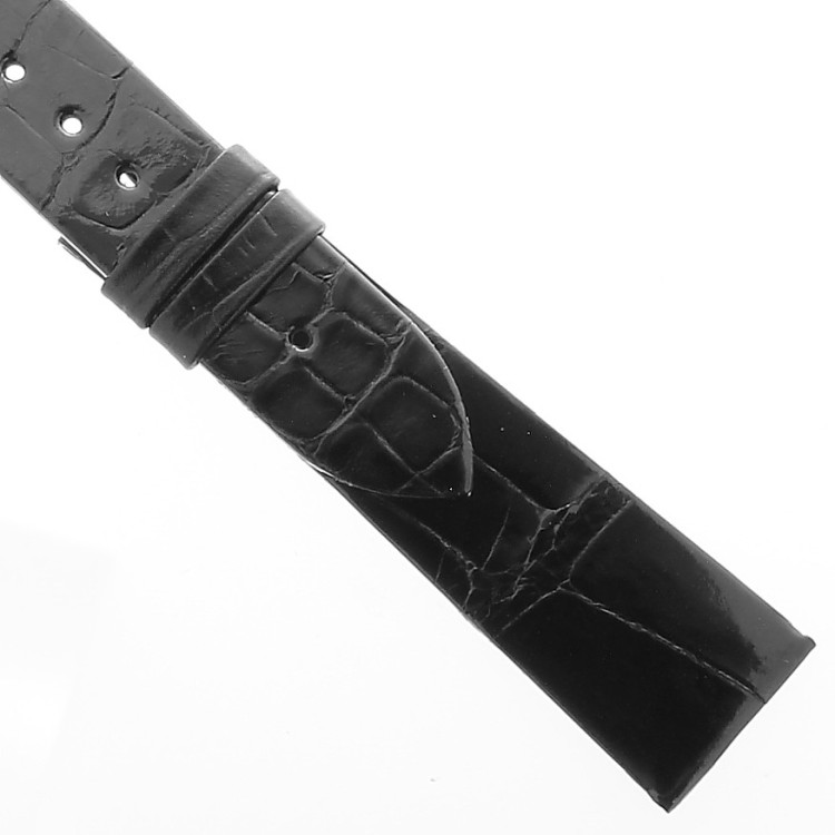 Longines Cinturino Alligatore L682110119 Nero lucido 20/18 mm La Grande Classique