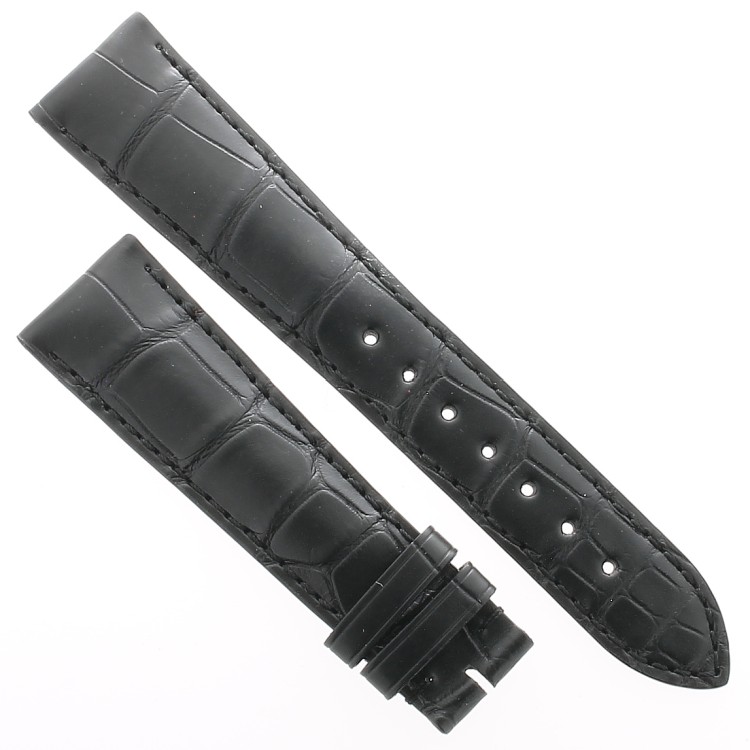 Longines Cinturino Alligatore L682114465 Nero Opaco 20-16 mm