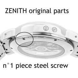 Zenith Vite in acciaio per fondello Chronomaster 01/02.0240.410  01/02.0240.400