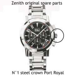Zenith Corona Acciaio per ref  01/02.0451.400 El Primero Port Royal V cronografo acciaio 2