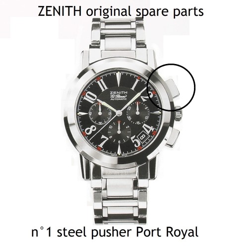 Zenith Pulsante Acciaio per ref  01/02.0451.400 El Primero Port Royal V cronografo acciaio