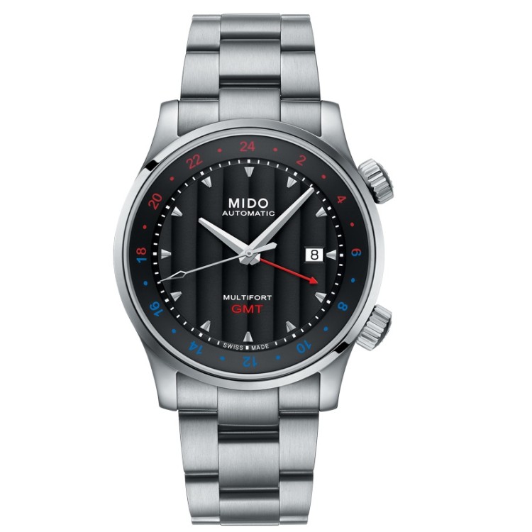 MIDO Multifort M005.929.11.051.00 GMT Automatico in Acciaio 42 mm