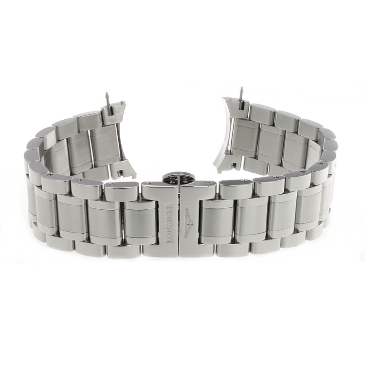 Longines bracciale acciaio Master Collection cronografo fasi di luna L2.673.4 diametro 40, ansa 21