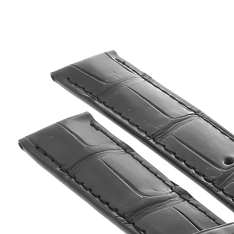 Montblanc Cinturino Alligatore Nero 117675 Star Legacy misure 19/17 mm