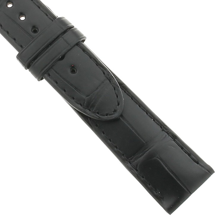 Montblanc Cinturino Alligatore Nero 117675 Star Legacy misure 19/17 mm